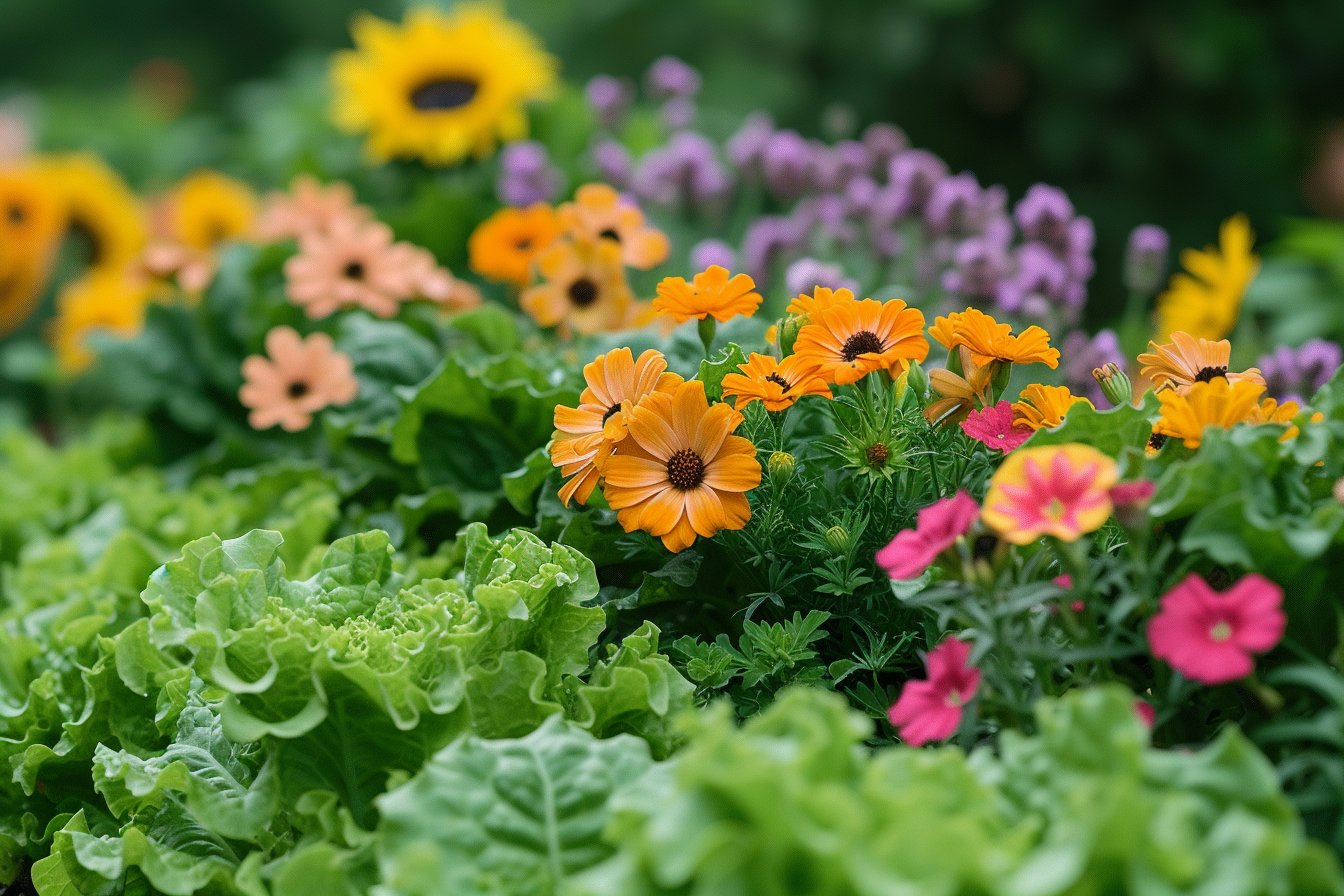 Associer légumes, aromatiques et fleurs